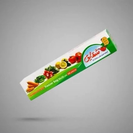 کیسه فریزر رولی 250 برگ شقایق