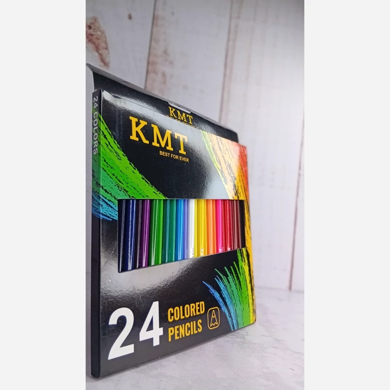 مداد رنگی 24 رنگ کی ام تی KMT