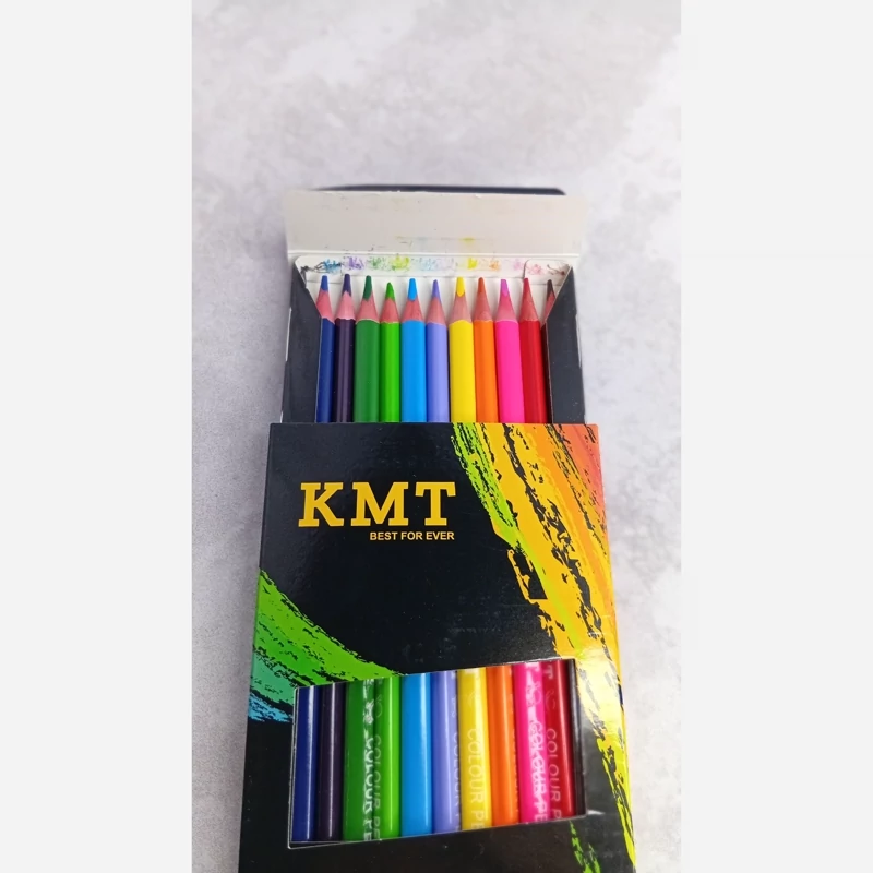 مداد رنگی 12 رنگ کی ام تی KMT