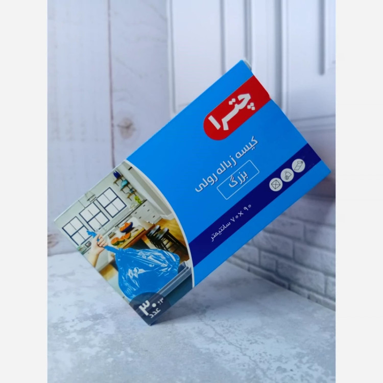 کیسه زباله 3 رول سایز بزرگ شقایق