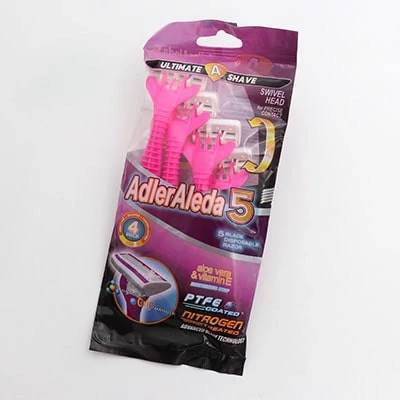 ژیلت خود تراش 5 لبه 4 تایی آلدا Adler Aleda