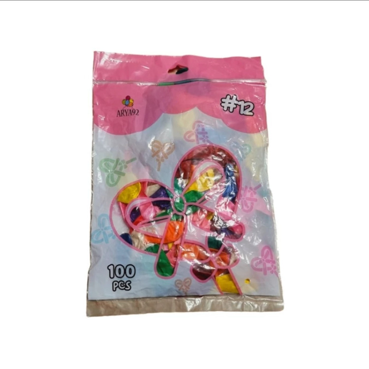 بادکنک 12 اینچ مات 280 گرمی بسته 100 عددی اعلا