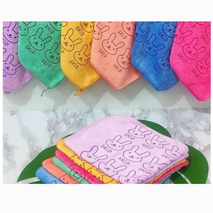 دستمال خرگوشی 40 در 40 اعلا سایز بزرگ رنگ بندی جور