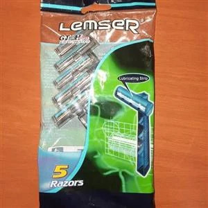 ژیلت دو تیغ صابوندار پنج تایی لمسر