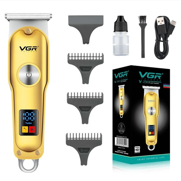 ماشین اصلاح موی سر و صورت وی جی ار مدل V-290 اورجینال