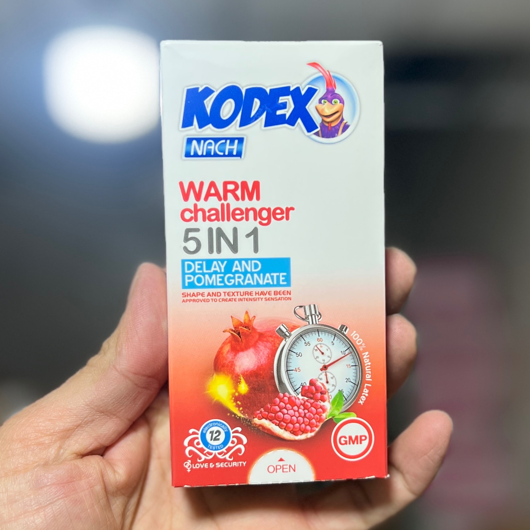 کاندوم کدکس مدل Warm Challenger 5in1