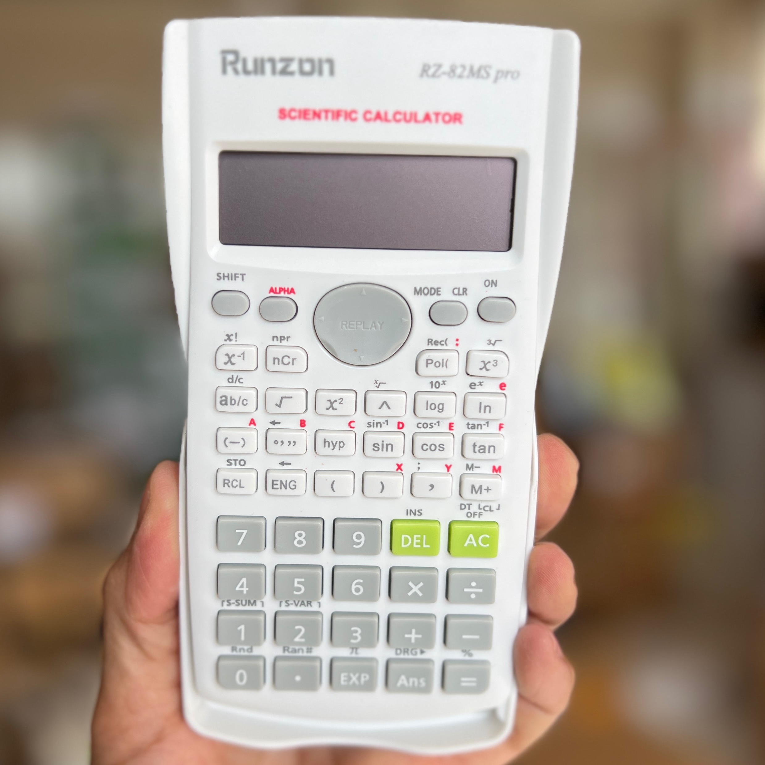 ماشین حساب مهندسی Runzon سفید
