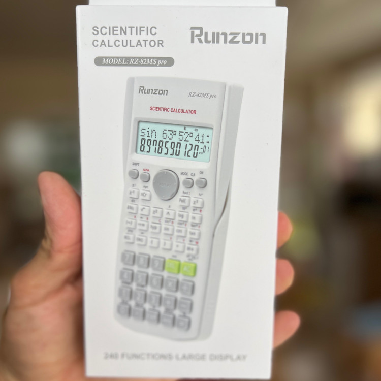 ماشین حساب مهندسی Runzon سفید