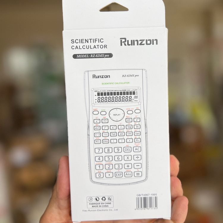 ماشین حساب مهندسیRunzon مشکی